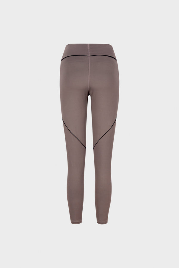 Legging Cocoa AYRA Collective, cortes asimétricos, tiro alto, leggings alta compresión mujer Colombia